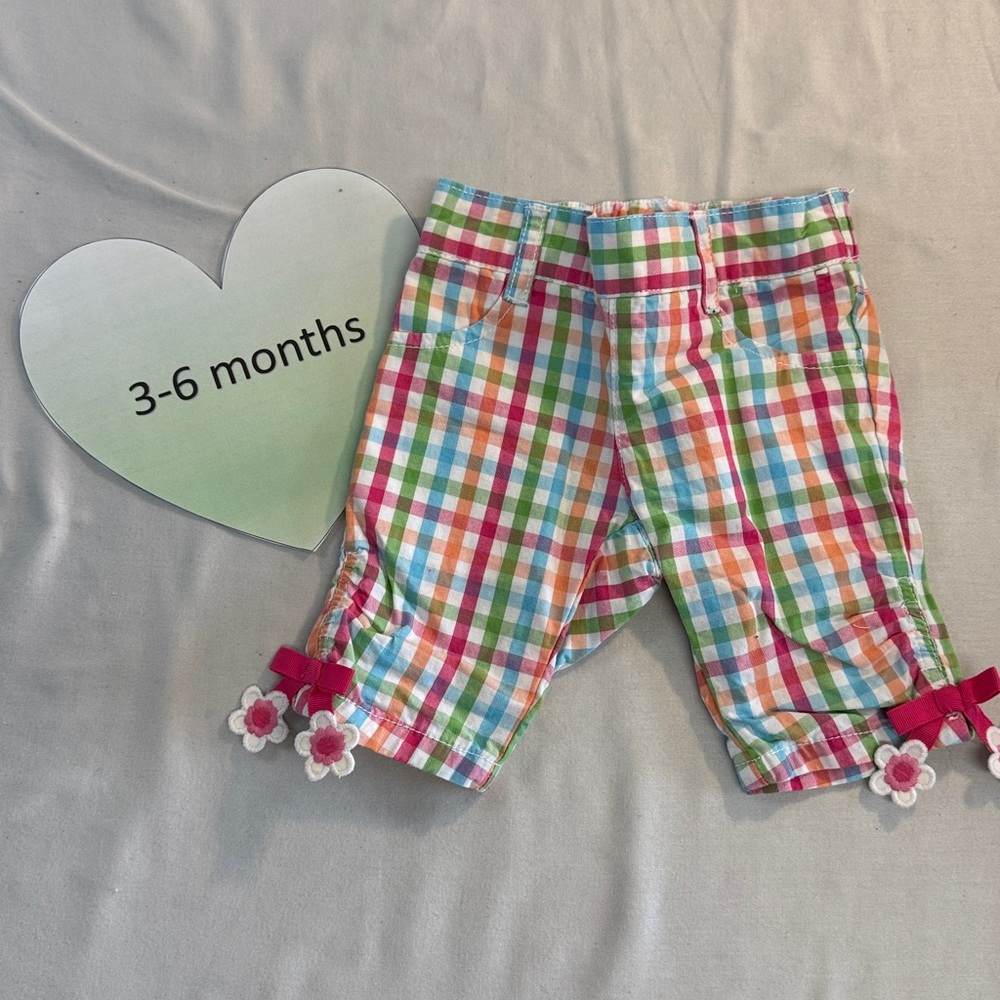 Gymboree - NWOT Colorful Checkered Kids Shorts